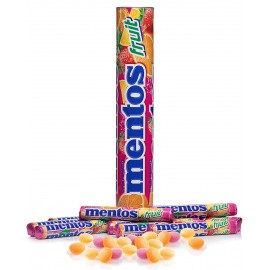 10 Caramelos Mentos Maxiroll Fruit