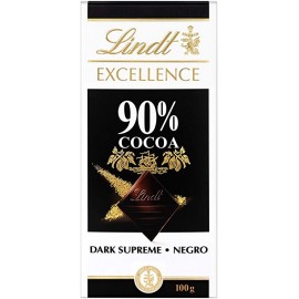 Tabletas Chocolate Lindt Excellence 90% 100 gr