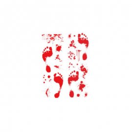 Decoración Pisadas de Sangre