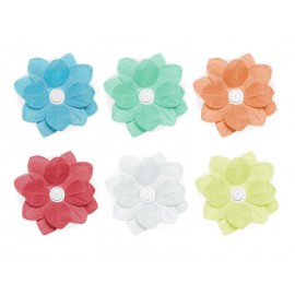 6 Velas Flotantes forma Flor 29 cm