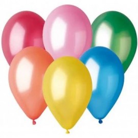 Globos Metalizados de Látex 25 cm