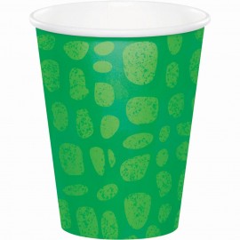 8 Vasos Cocodrilo de Papel