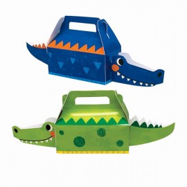 4 caixas de crocodilo