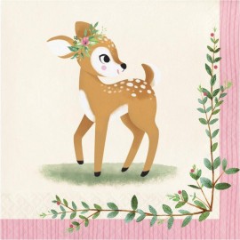 16 Servilletas 33 cm DEER LITTLE ONE