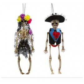 Esqueletos de quebra -cabeça mexicanos 40 cms