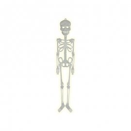 Pingente de esqueleto fluorescente de 90 cm
