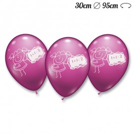 Balões redondo matemática 30 cm