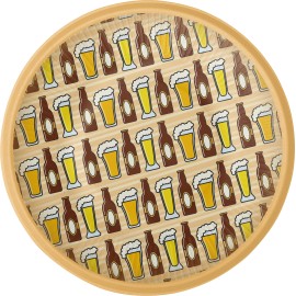 8 pratos de cerveja de 18 cm