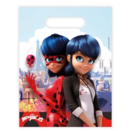 6 Sacos Ladybug com Abas