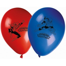 8 Balões SpiderMan de Látex