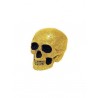 Calavera con Purpurina Dorada 19 cm