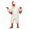 Disfraz Pollo Blanco de Peluche Adulto