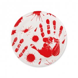 6 Platos Sangrientos 23 cm