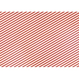 Presente de listra vermelha 70 x 200 cm