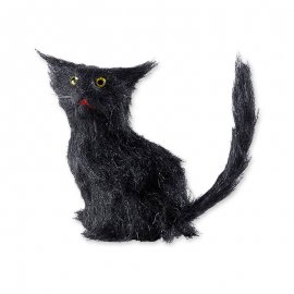 Gato preto 12 cm