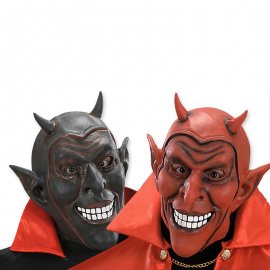 Máscara de Diablo con Cuernos
