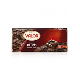 19 Tabletas Chocolate Valor Chocolate Puro
