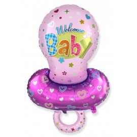 Globo Baby Shower Chupete Niña 101 x 58 cm