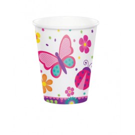 8 Vasos Mariposas