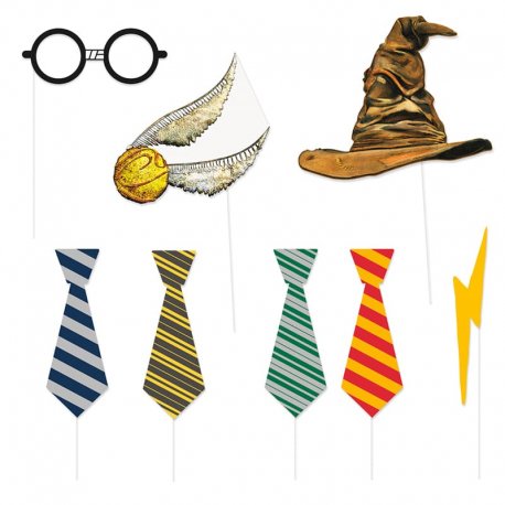 8 Acessórios Photo Booth de Harry Potter 