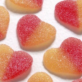 Peach Gombolas Heart 250 UDS