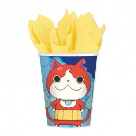 8 Copos Yo Kai Watch 266 ml