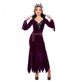 Disfraz de reina malvada púrpura
