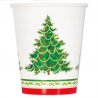 8 Vasos Árbol Navideño 266 ml