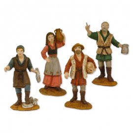 4 Figuras de Presépio 8 cm