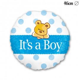 Globo Its a Boy Foil Redondo 46 cm