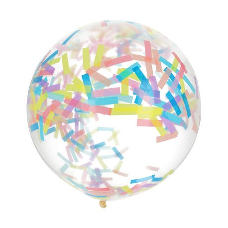 Globo con Confeti Variado 61 cm