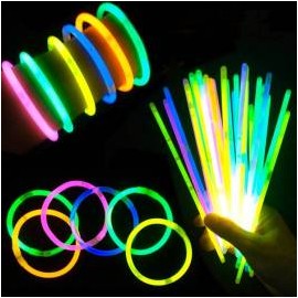 Pulseras Luminosas Unicolor (15 uds)