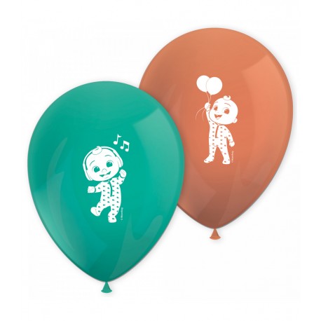 8 Globos Cocomelon 28 cm