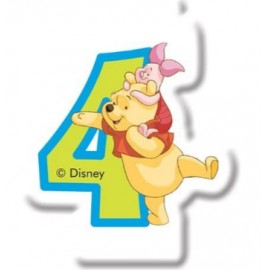 Vela nº4 Winnie the Pooh