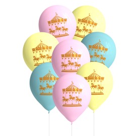 8 balões de carrossel