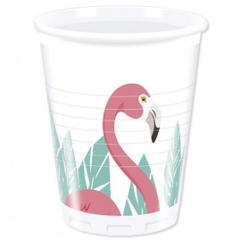 8 Copos Flamingo 200 ml