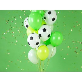 8 balões de futebol 30 cm