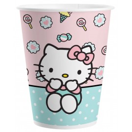 8 Copos Hello Kitty 200 ml