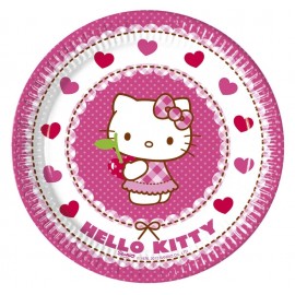 Pratos Hello Kitty Descartáveis