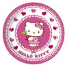 8 Pratos Hello Kitty 20 cm