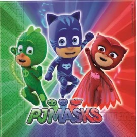 20 Guardanapos Pj Masks 33 cm
