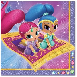 16 Servilletas Shimmer & Shine 33 cm