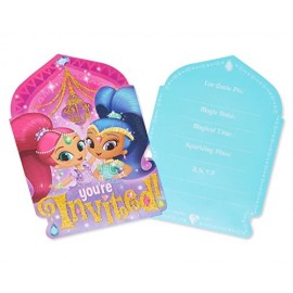 8 Convites Shimmer & Shine