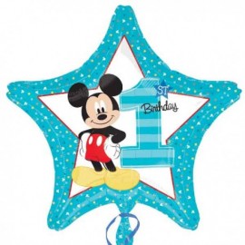 Globo Mickey 1er Cumpleaños 45 cm