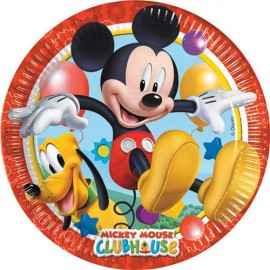 8 Platos Mickey Mouse 23 cm