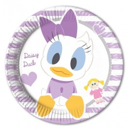 8 Platos Baby Minnie 20 cm 8 Platos Baby Minnie 20 cm