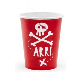 6 Copos Pirates Party 220 Ml