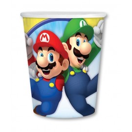 8 Copos Super Mario 266 ml