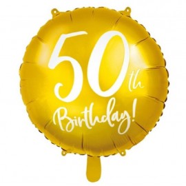 Globo 50 anos de ouro metálico