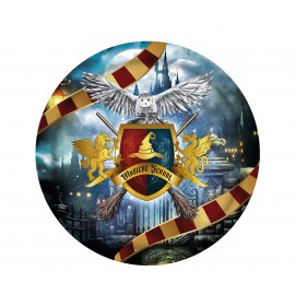 6 Pratos Harry Potter Hogwarts 23 cm